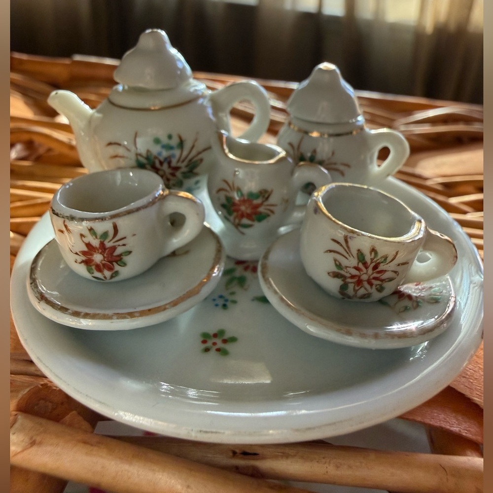 Vintage PICO Miniature Tea Set Porceline made in Japan